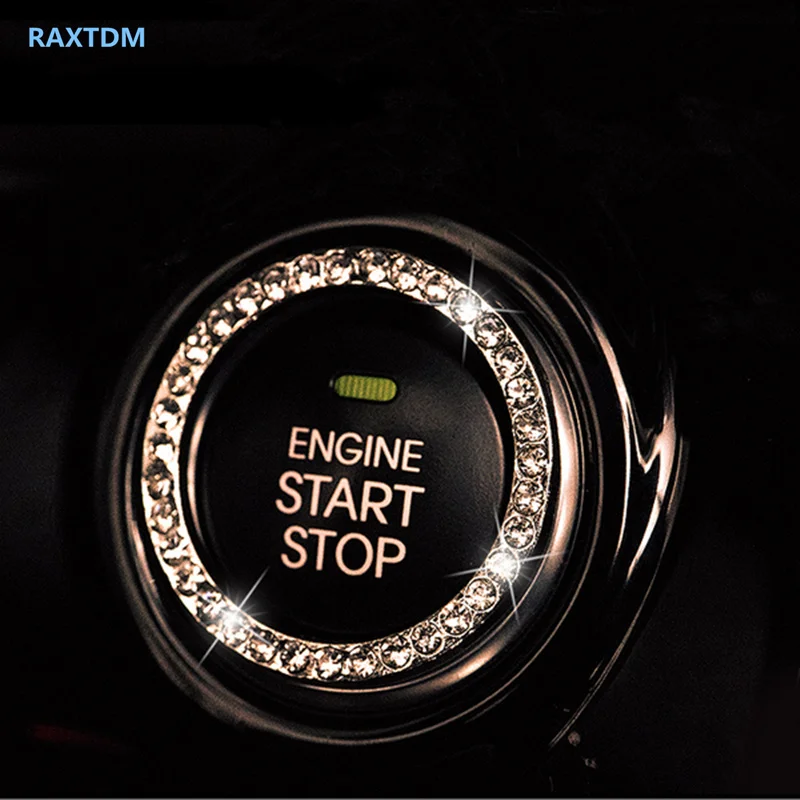

Crystal Car Engine Start Stop Ignition Key Ring For Subaru XV Forester Outback Legacy Impreza XV BRZ Tribeca