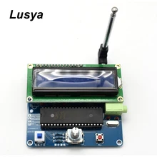 STC89C52+ TDA5807+ TDA2822 89-108 МГц DC 5 в мини-Ручка Тип Цифровой FM стерео плата радиоприемника G1-003