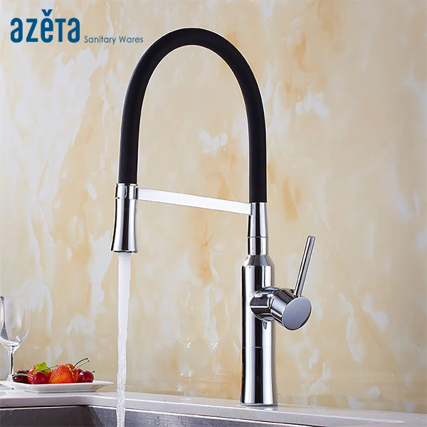 Кухонный Смеситель Azeta AT9408 хромированный латунный кран для кухни одна ручка