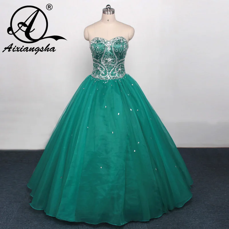 Elegant Quinceanera Dresses Beading Sweetheart Tulle Ball Gown Cheap Debutante Dress for Party