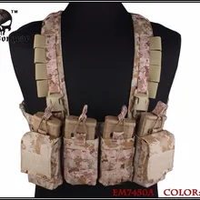 Emerson шестерни легко Грудь Rig Мультикам жилет страйкбол военное снаряжение EM7450 Multicam aor