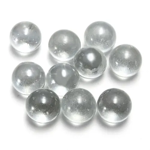 10 pièces billes 16mm verre billes Knicker boules de verre décoration couleur pépites jouet
