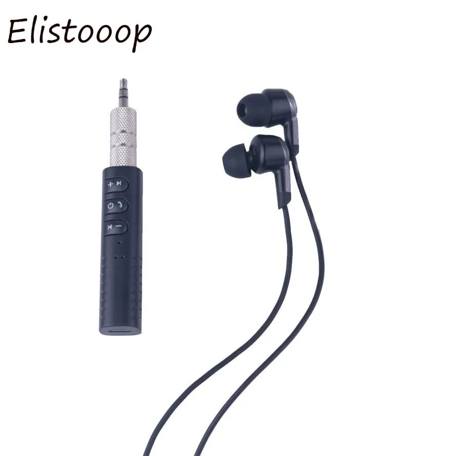 Bluetooth автомобильный комплект 3,5 мм разъем Бесконтактный для музыки Аудио приемник адаптер авто AUX комплект для автомобиля динамик наушников Универсальный