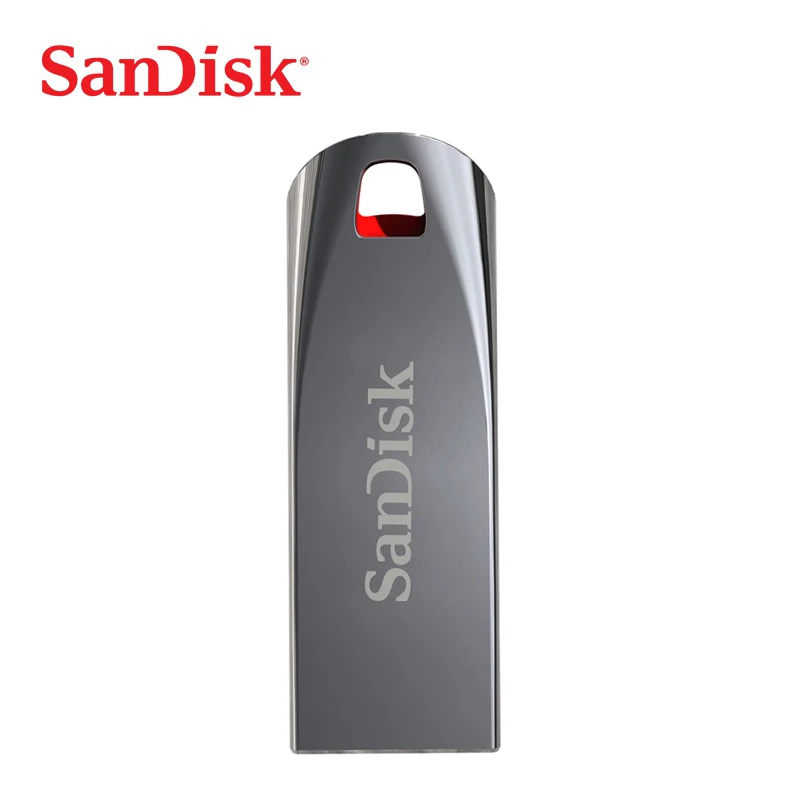 Новое поступление металлический USB флеш-накопитель sandisk 64 ГБ 32 ГБ 16 ГБ 8 ГБ флеш-карта памяти, Флеш накопитель usb флешка