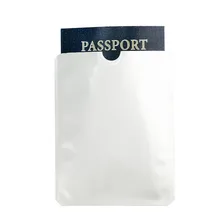 20 шт./лот) против сканирования RFID Блокировка загранпаспорт рукав алюминиевый протектор защита дефект блокатора
