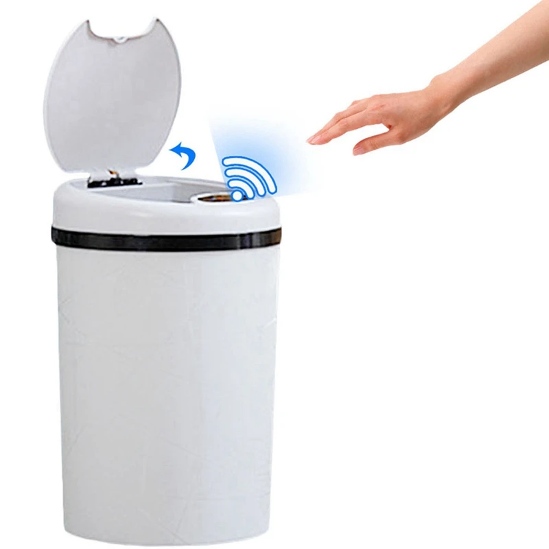 11L Автоматическая корзина для мусора Bin Индуктивный Тип мусорный бак Авто Smart сенсор мусор мусорное ведро для Кухня Ванная комната мусорное ведро