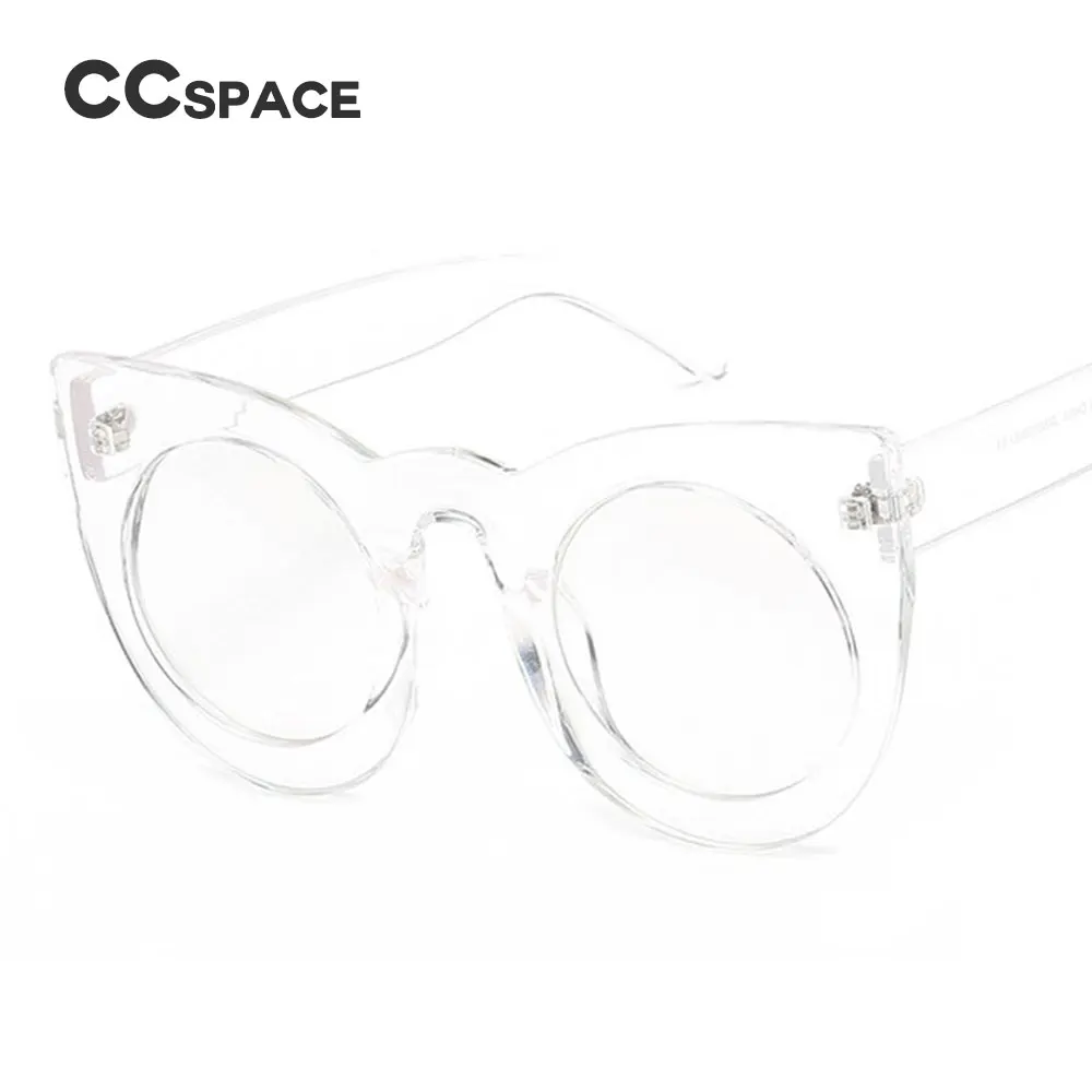 CCSPACE, 9 цветов, Cateye, солнцезащитные очки, круглые линзы, для мужчин и женщин, большая оправа, Брендовые очки, дизайнерские, мужские, женские, оттенки, Oculos De Sol 45256