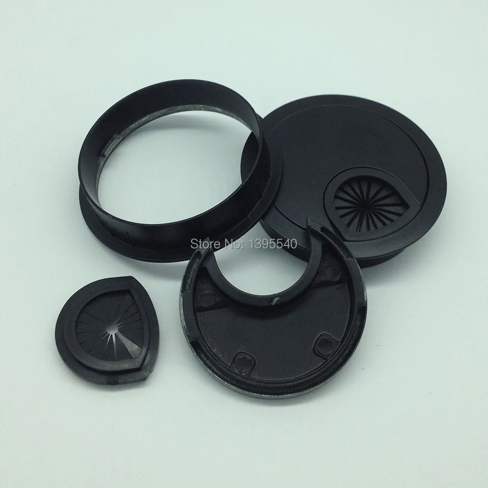 Black Zinc Alloy Computer Desk Wire Cover 3.jpg