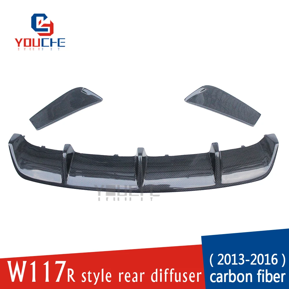 

W117 Rear Bumper Diffuser for Mercedes CLA C117 CLA 180 CLA 200 CLA 250 CLA45 AMG Package Sport Edition Rear Bumper Lip