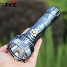 YUPARD Super Bright 1000 Lumens XM-L T6 LED Flashlight Lamp High Power Torch For Camping 26650/18650 rechargeable battery high power led cree xm l2 rechargeable flashlight schocker military 2800 lumens with t6 18650 battery led torch tactical lamp
