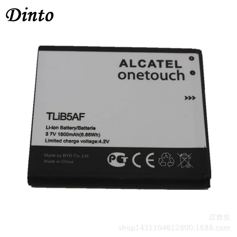 Аккумулятор Dinto для телефона 3 7 В 1800 мАч TLiB5AF Alcatel One Touch Pop C5 OT 5036 5036D 5035D 5037 5037D 5037A