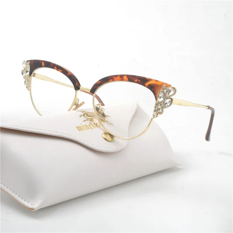 Женские оптические очки, оправа для очков, женские очки для близорукости, оправа для глаз, компьютерные фотохромные солнцезащитные очки, UV400 FML - Цвет оправы: leoaprd-100