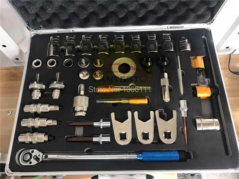 US $230.00 38PCS Common Rail Injector Disassemble Tools With Torque Wrench Common Rail Injector Dismounting Tool
