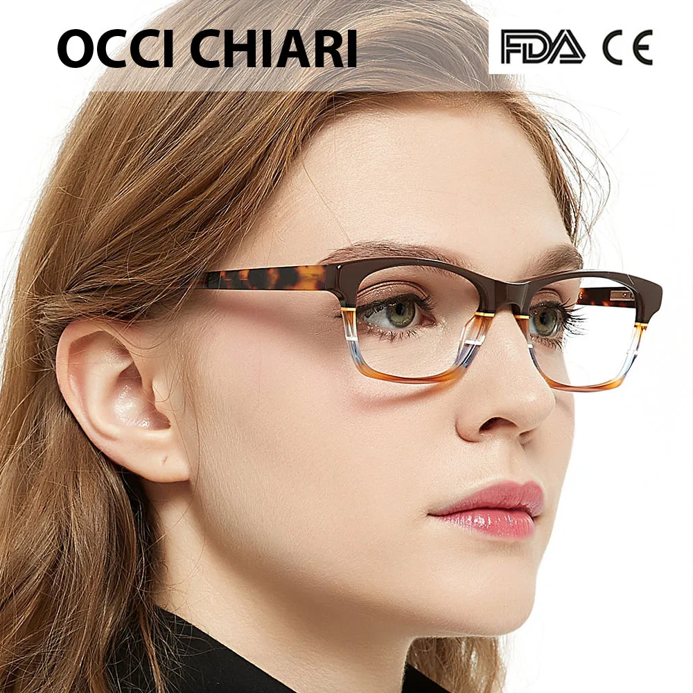 OCCI CHIARI ручная работа Италия мастерство рецептурные линзы медицинские оптические очки по рецепту прозрачные очки оправы CEREA