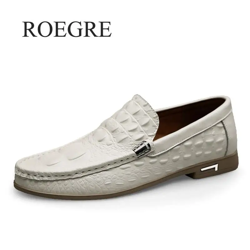 Cheap Men s Crocodile Dress Leather Shoes Lace Up Wedding Party Shoes Mens Business Office Oxfords Flats Plus Size Men Fashion