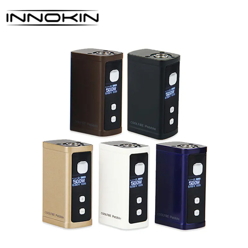 

100% Original Innokin Cool Fire Pebble 50W Built-in Battery1300mAh VW Box MOD fit 510 thread Tank Atomizer e-cigarettes vape mod