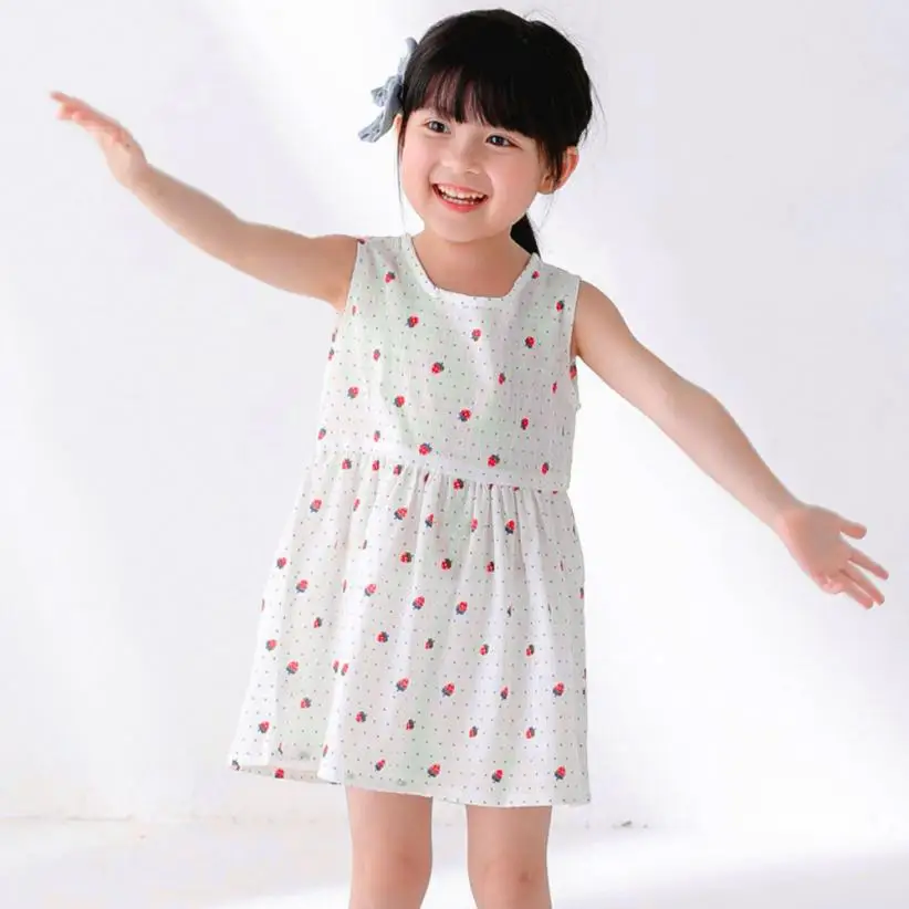 

TELOTUNY 2018 Summer Kids Dresses For Girls Toddler Girls Summer Princess Dress Kids Baby Party Wedding Sleeveless Dresses m19