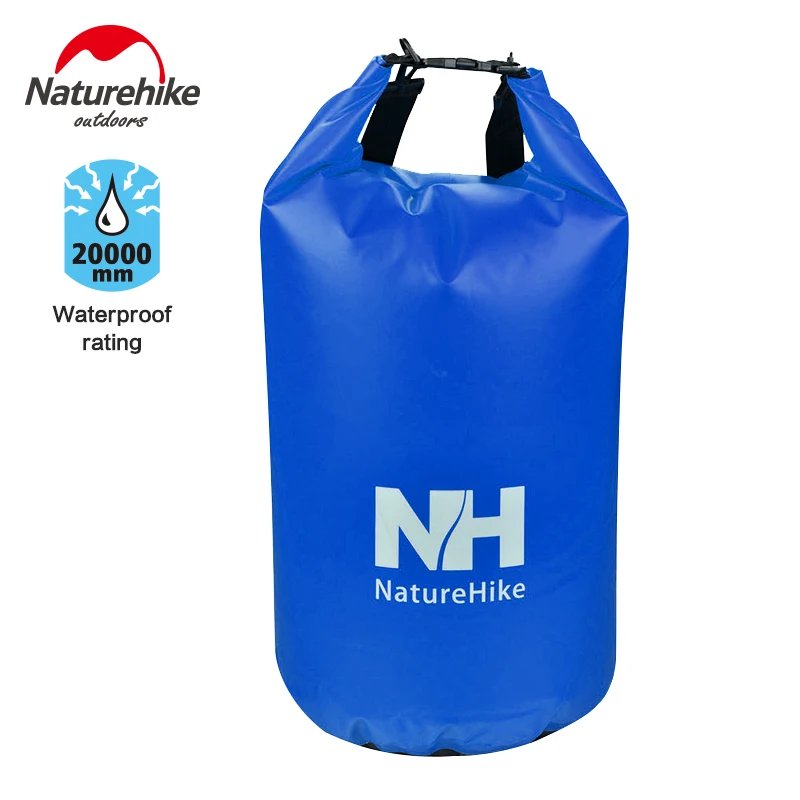 Naturehike 50L Портативный Открытый водонепроницаемый путешествия рафтинг сумка ведро пляж большое уплотнение хранения сухой плавательный мешок кемпинг - Цвет: Blue