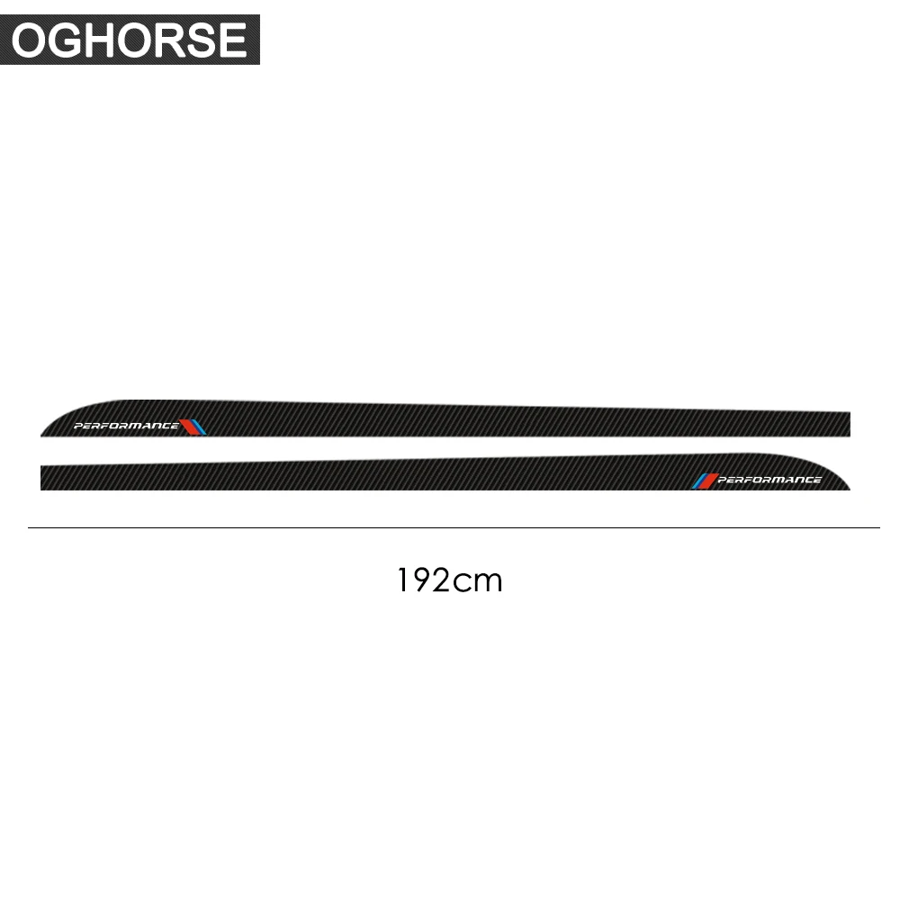 2X Side Stripes Sill Skirt Stickers Decal M Performance Sport for BMW 1 Series f20 f21 F40 118i 120i 125i 128i 135i Accessories