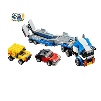 

Creator Vehicle Transporter 3In1 Transformable 264Pcs education Building Block sets Toys for children gifts Compatible With Toys