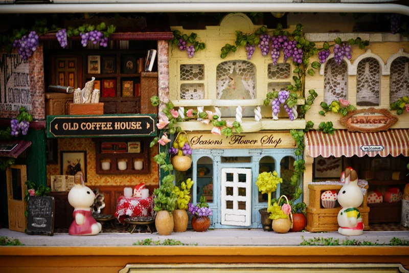 Мини-кукольный домик с мебелью ручной работы, Миниатюрный Кукольный дом, игрушки для детей