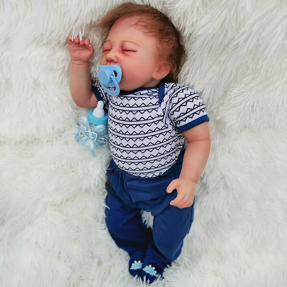 OtardDolls Bebe Детские Reborn Baby Doll 20 дюймов 50 см Силиконовые Винил Bebe Кукла Новорожденный очаровательны реалистичные для детей ясельного возраста для подарка Быстрая