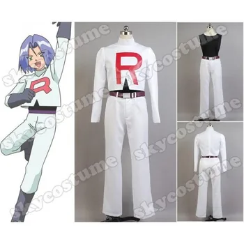 

Pokemon Team Rocket James Cosplay Costume A006