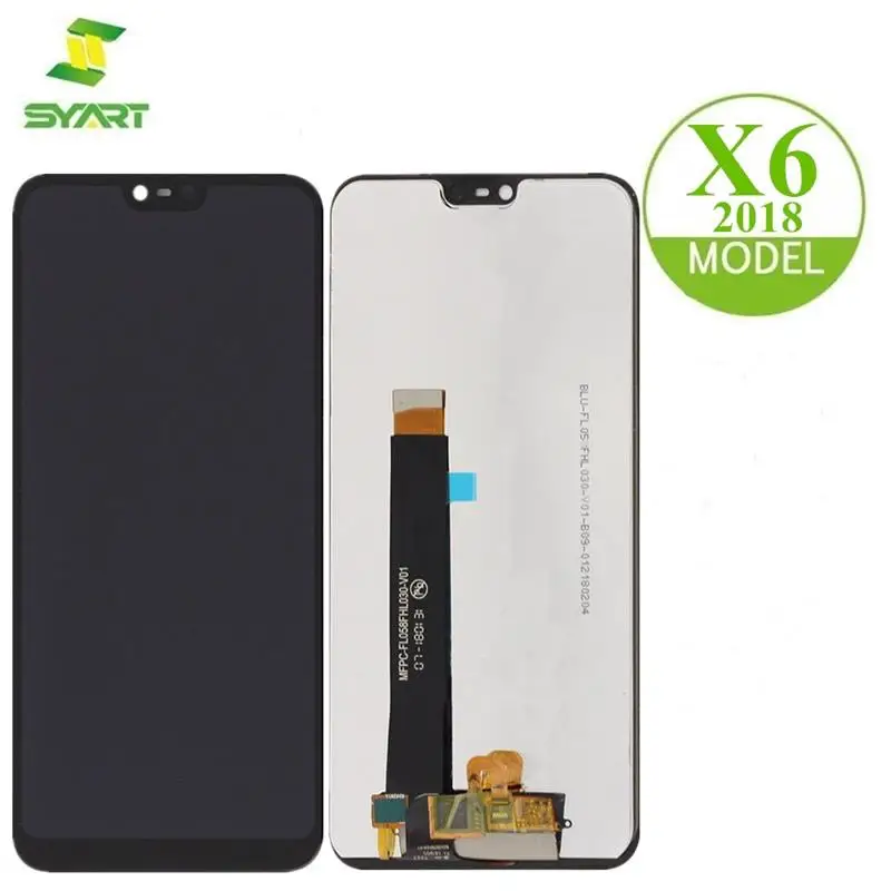 

For Nokia X6 2018 LCD Display Touch Screen Digitizer Assembly Replacement Parts + Tools For X6 2018 TA-1099 TA-1109 LCDs Screen