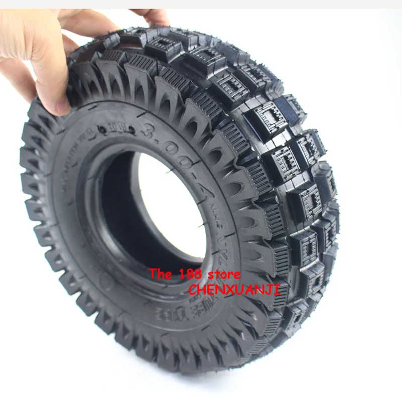 

good quality 3.00-4 Scooter tyre with inner tube Mini ATV wheel tyre For Front Rear Wheel Tires Off Road pattern Wheel Tires