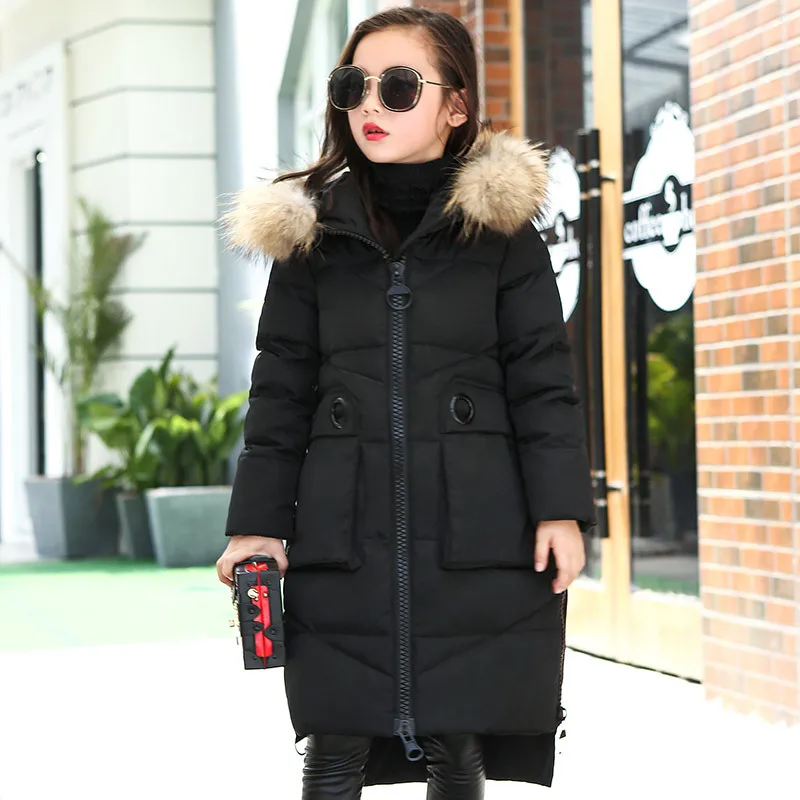 New winter children's down coat Children thicken their warm coats Girl cold fashion coat Children's high-quality down jacket 