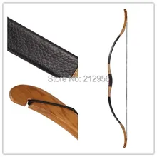 Longbowmaker Traditional Chinese Longbow Black Leather Horsebow Handmade Archery 20-80LBS QSC