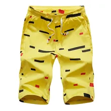 Шорты мужские летние хип-хоп мужские s хлопковые шорты в повседневном стиле свободные шорты с эластичной талией Классические шорты до колена M-8xl 6 цветов