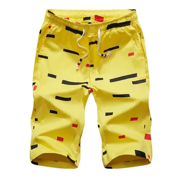 

Shorts Men 2018 Summer hiphop Mens Shorts Casual Cotton loose elastic waist Shorts Classic Knee Length Shorts M-8xl 6 colors