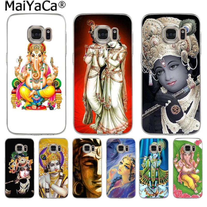 

MaiYaCa Colorful Lord Krishna Case Protect Phone Cases Coque Capa for Samsung S9 S9 plus S5 S6 S6edge S6plus S7 S7edge S8 S8plus