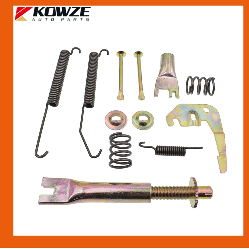 One Set Rear Right Brake Shoe Slack Adjuster And Lever For PAJERO