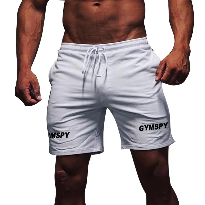 

SKDK 1PC Athletic Shorts Men Running Shorts with Pockets Crossfit Fitness Weight Lifting Shorts Training Sports Men Gym Shorts
