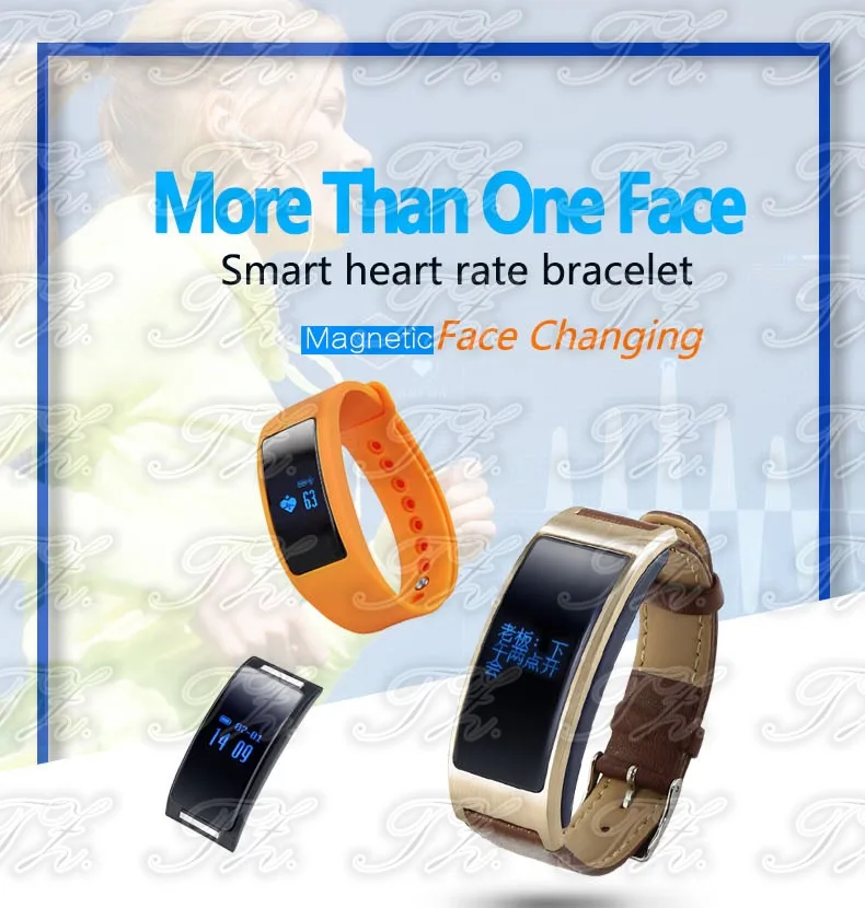 K18 smartband Heart rate smart bracelet IP67 OLED bluetooth 4 0 120mAH Pedometer Sleep mode Tracker