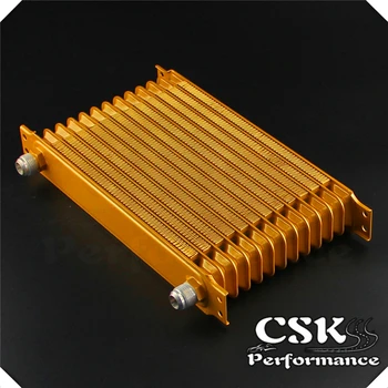 

Universal 13 Row AN10 10AN Engine Transmission Oil Cooler 340*210*50mm Black/blue/champagne