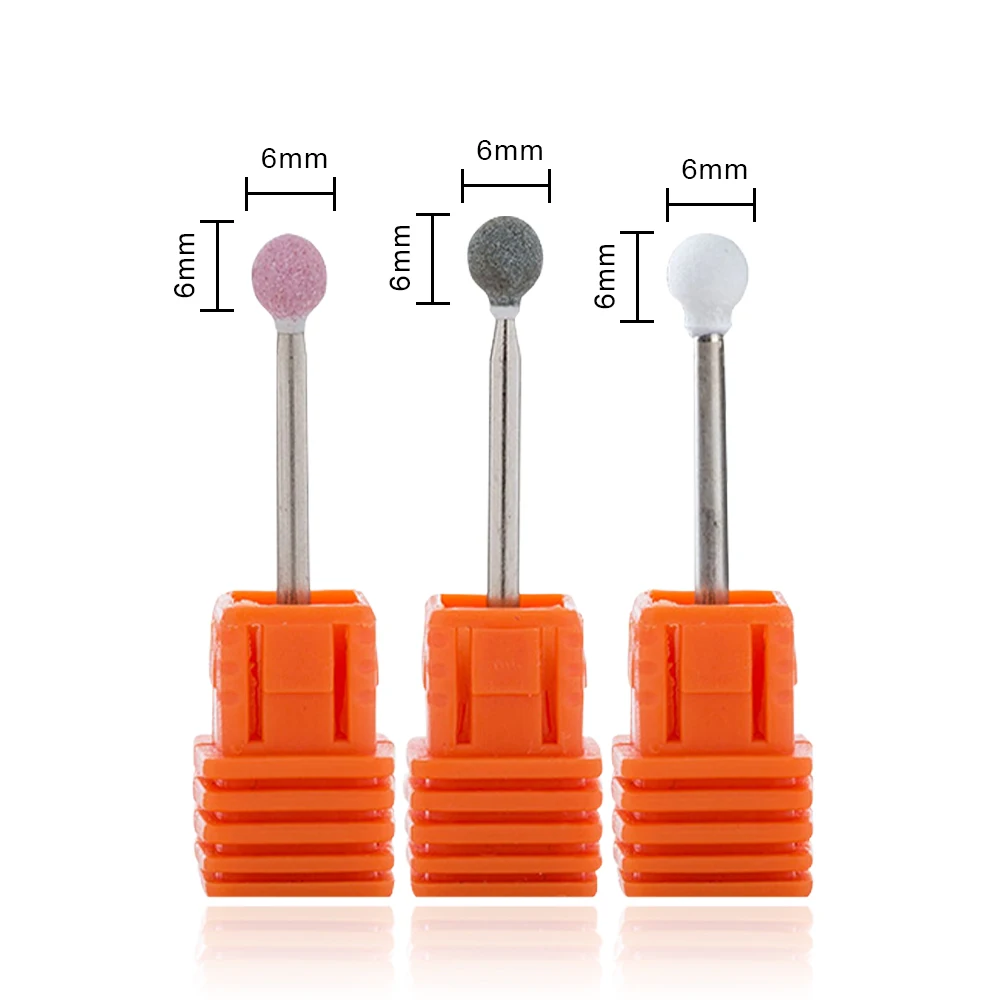 Сверла Ladymisty керамические в форме шара для маникюра 1 шт.|nail drill bits|nail drilldrill nail bits |