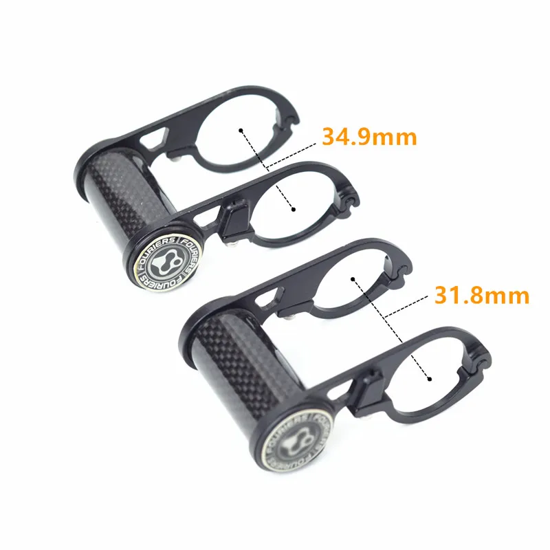 

Double arm handlebar gauge table support arm carbon fiber fixed seat aluminum alloy lock ring carbon fiber tube 31.8mm 35mm 34g
