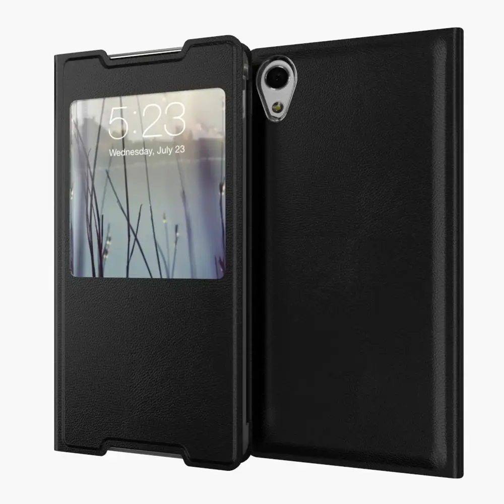 Для Sony Xperia Z5 E6603 E6633 E6653 E6683 роскошный Ультратонкий флип-чехол из искусственной