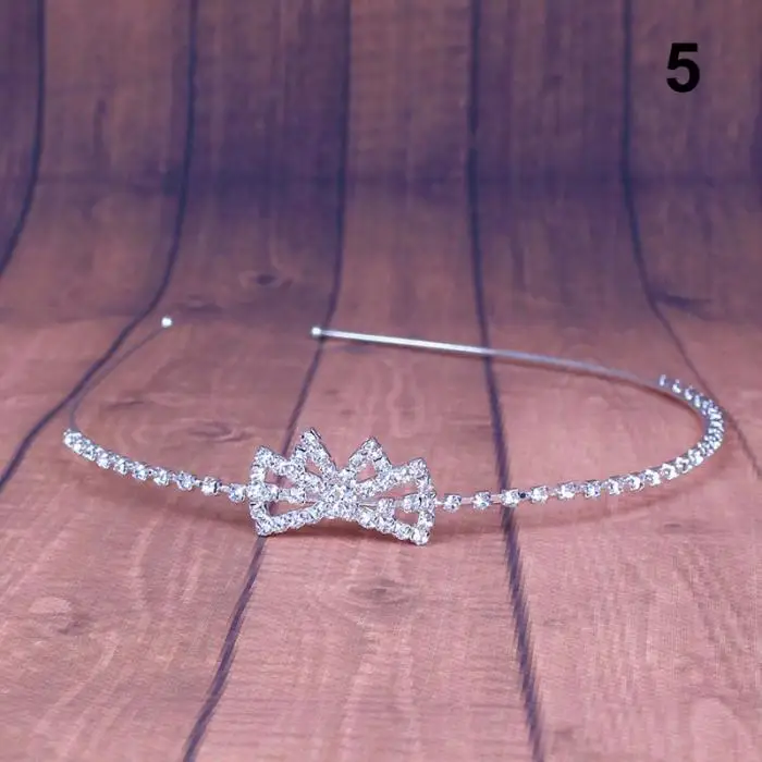 1 шт. короны для девочек Tiaras Выпускной День рождения свадебные диадемы Принцесса Корона TT@ 88