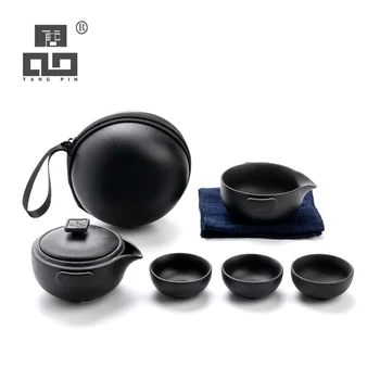 

TANGPIN ceramic teapot tea cups a tea sets chinese kung fu travel tea set drinkware