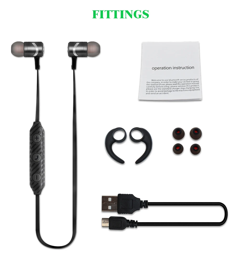 YODELI Bluetooth Earphone With MIC Sweatproof Gym Sport HIFI Wireless Earphones Stereo Headphones For Samsung iPhone Xiaomi LG (8)