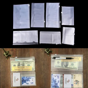 

Hot Sale Practical PVC Zipper Bag Collection Pocker With Card Holders Plastic Stationary Filing Products Bags Cases Wholesale