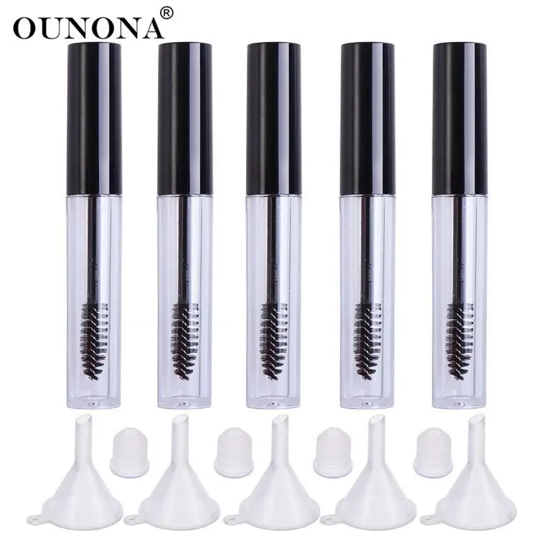 Empty Refillable Bottles Plastic DIY Mascara Tube Eyelash Cream Wand