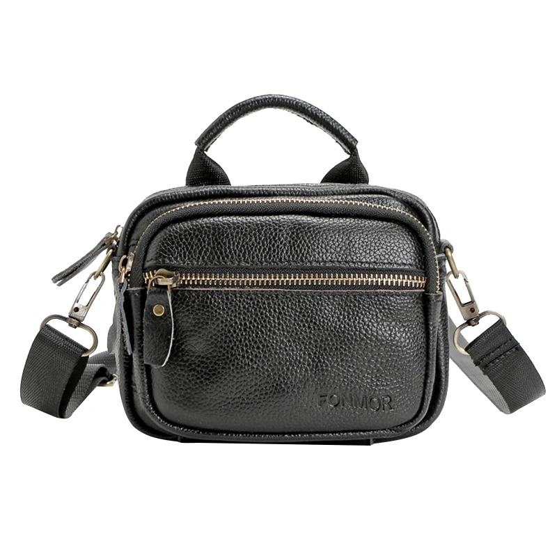 

Fashion Shoulder Bags For Men Famous Multifunction Casual Small Leather Crossbody Messenger Bag