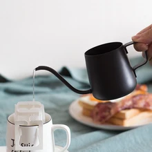 Маленький подвесной чайник из нержавеющей стали ручной тупой чайник капельный кофейник чайник с длинным носиком чайник домашний кухонный чайный инструмент