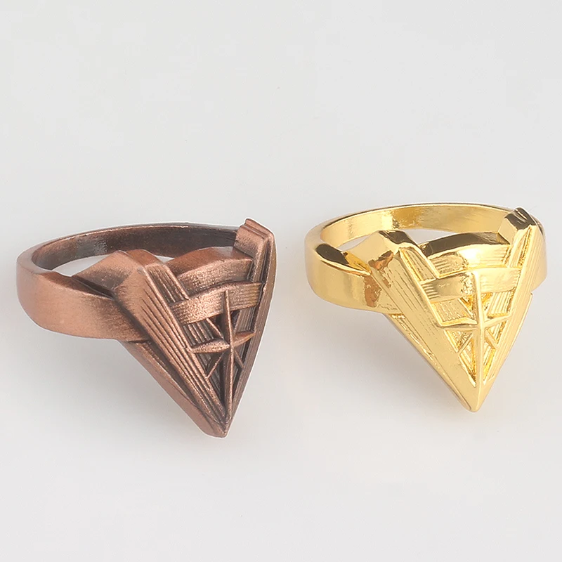 Fashion jewelry Wonder Woman Tiara Design Rings Super Hero Wonder Woman Ring Women and Men Fans