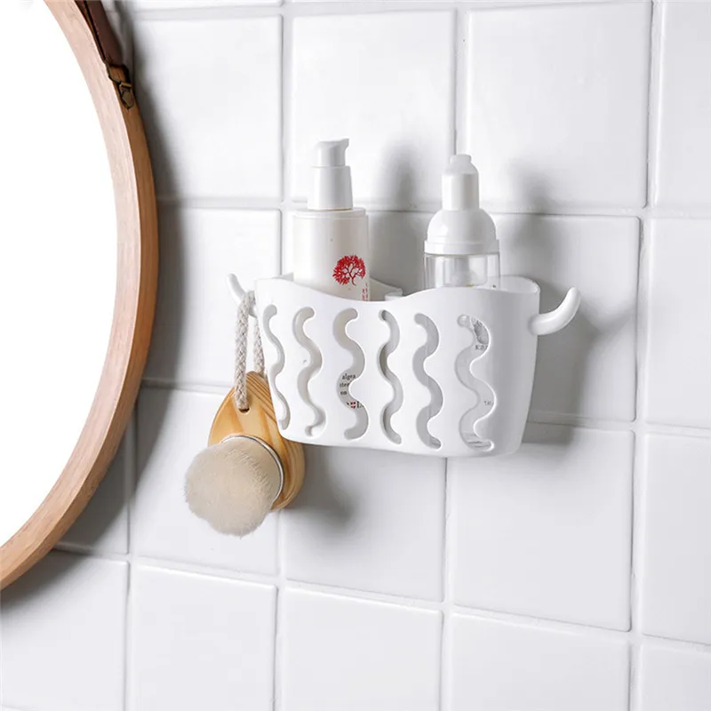 Настенный пластиковый держатель для туалетной бумаги на присоске, держатель для туалетной бумаги с крышкой, аксессуары для ванной комнаты, органайзер для хранения ванной